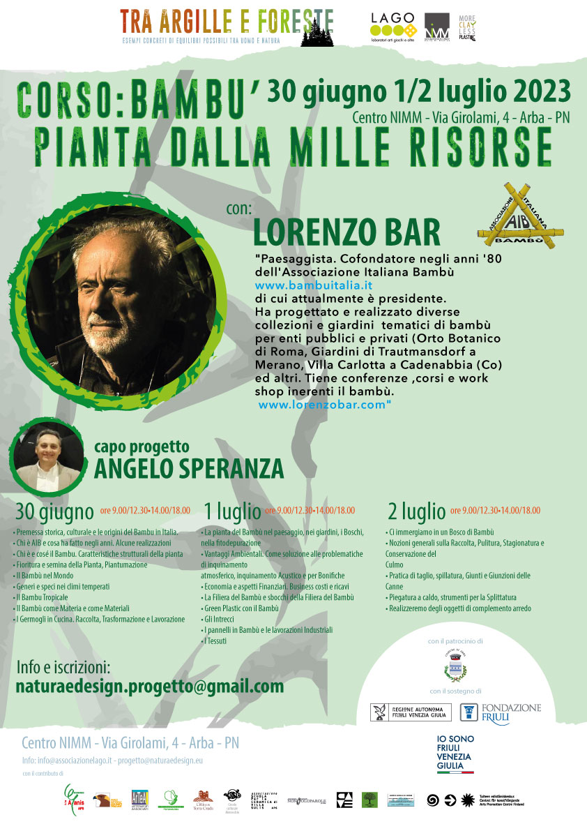 BAMBU’ – PIANTA DALLE MILLE RISORSE  corso III*&nbsp;livello