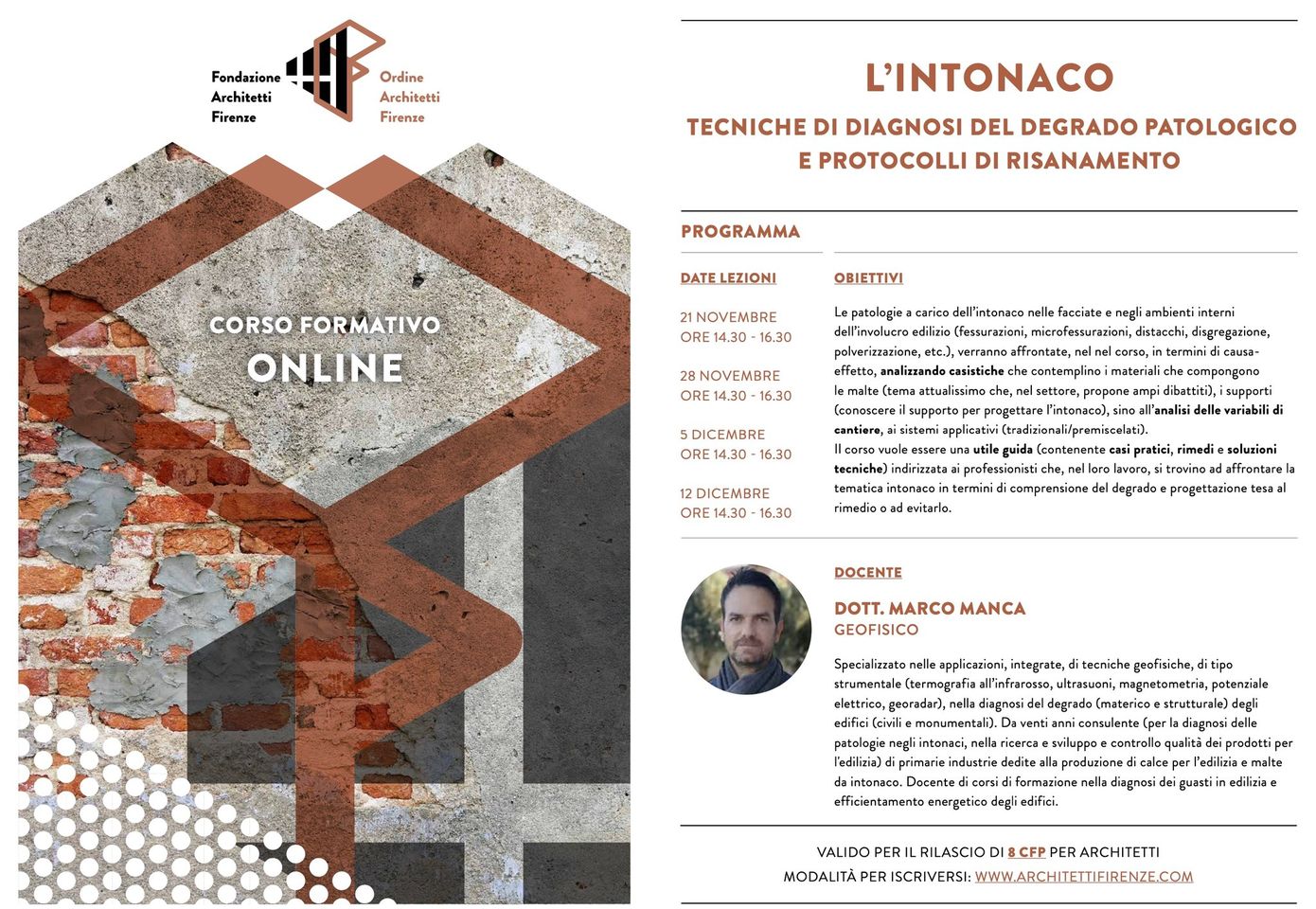 Vi segnalo questo importantissimo Corso Formativo _ Grazie a Marco&nbsp;Manca