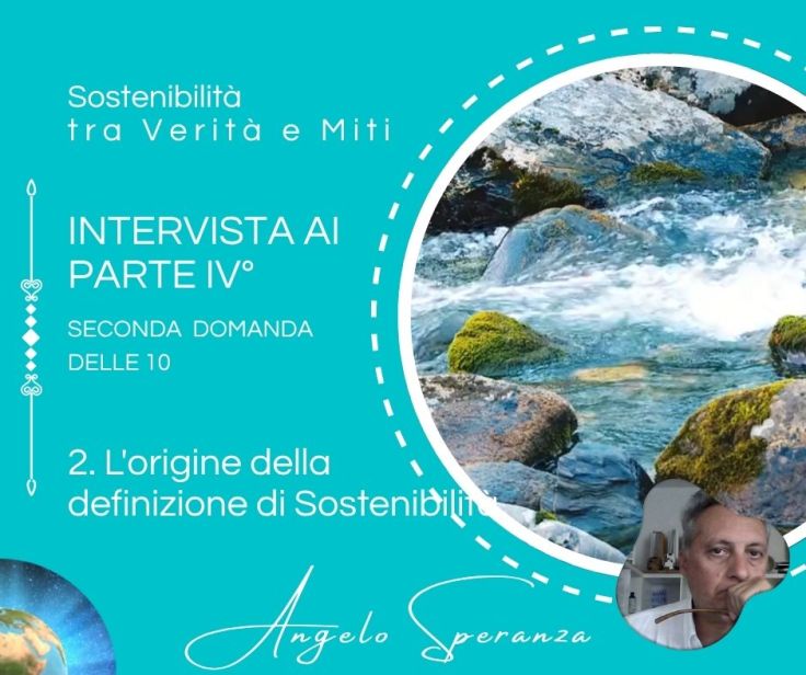 PARTE IV° _ Sostenibilità tra Verità e&nbsp;Miti